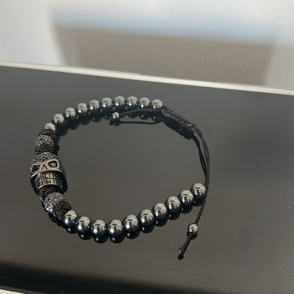 Natural Stone 💀 Bracelet